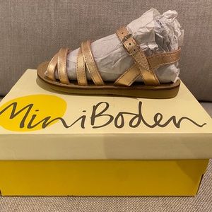 Mini Boden Rose Gold Sanda